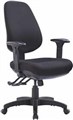 STYLE ERGONOMICS TR600 HIGH BACK METRO BLACK FABRIC WITH ARMS