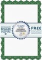 SPECIALTY PAPER GEOGRAPHICS 02885 OPTIMA GREEN PAPER CERTIFICATE 25PK