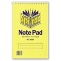 NOTEPAD SPIRAX 563A TOP OPENING SPIRAL NOTE PAD 200MM X 127MM 200 PAGES 10PK