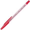 BALLPOINT PEN PILOT BPS STICK TYPE FINE 07MM RED 12PK