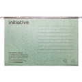 SUSPENSION FILE INITIATIVE EASYGLIDE WITH TABS AND INSERTS FOOLSCAP GREEN EACH10 PACK50