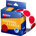 LABEL AVERY 937243 ROUND LABELS 24MM RED BOX 500PK
