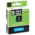 DYMO 40910 D1 LABELLING TAPE 9MM X 7M BLACK ON CLEAR
