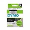LABELLING TAPE DYMO 45013 D1 LABEL TAPE 12MM X 7M BLACK ON WHITE