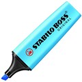 HIGHLIGHTER STABILO BOSS CHISEL NIB BLUE EACH1 PACK10