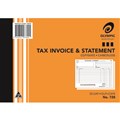 TAX INVOICE  STATEMENT BOOK OLYMPIC 728 INVOICE AND STATEMENT BOOK LANDSCAPE DUPLICATE 50 LEAF A5