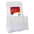 BROCHURE HOLDER DEFLECTO 77001 STANDARD A4 SINGLE TIER CLEAR