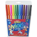 TEXTA MARKERS NYLORITE COLOURING PENS 12PK