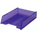 DOCUMENT TRAY ITALPLAST MULTI FIT A4 TINTED PURPLE