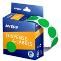 LABEL AVERY 937246 ROUND LABELS 24MM GREEN BOX 500PK