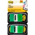 POST IT 3M 680GN2 FLAGS GREEN TWIN 100PK