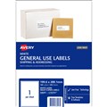 LABEL AVERY 938203 L7167GU GENERAL USE LASER INKJET COPIER LABELS 1UP 1 PER PAGE 100PK