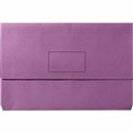 DOCUMENT WALLET MARBIG SLIMPICK FOOLSCAP BRIGHT PURPLE 10PK