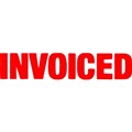 STAMP XSTAMPER SELF INKING PRE INKED 1532  INVOICED  RED INK