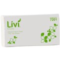 ULTRASLIM HAND TOWEL LIVI BASICS 7201 1PLY 150 SHEET 230MM X 240MM 16PK