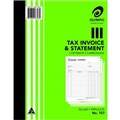 TAX INVOICE  STATEMENT BOOK OLYMPIC 727 INVOICE BOOK CARBONLESS TRIPLICATE
