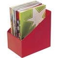 BOOK MAGAZINE BOX MARBIG FILE LARGE RED 5PK