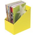 BOOK MAGAZINE BOX MARBIG FILE LARGE YELLOW 5PK