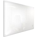 GLASSBOARD VISIONCHART LUMIERE WITH PEN TRAY MAGNETIC 1500 X 900MM WHITE