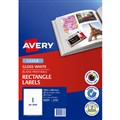 LABEL AVERY LASER 959767 L7767 PHOTO QUALITY MULTIPURPOSE LABELS 1UP GLOSS WHITE 25PK