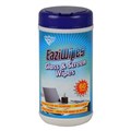 SCREEN WIPES ITALPLAST EAZIWIPES CLEANING WIPES GLASS AND MIRROR TUB 60 SHEETS
