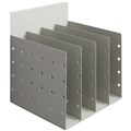 DOCUMENT DIVIDER RAPIDLINE SCDOC 4 SPACE PRECIOUS SILVER