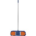 DUST CONTROL MOP CHENILLE 600MM FRINGE WITH 1350MM ALUMINIUM HANDLE BLUE