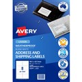 LABEL AVERY 959409 L7070 WEATHERPROOF SHIPPING LABEL LASER 8UP WHITE 10PK