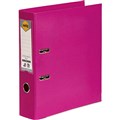 BINDER FOLDER LEVER ARCH FILE BINDER PVC A4 70MM PINK 