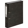 BINDER FOLDER HALF LEVER ARCH FILE BINDER MARBIG MOTTLE BOARD A4 REINFORCED SPINE BLACK