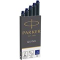 REFILL INK CARTRIDGES PARKER TUBES QUINK BLUE 5PK