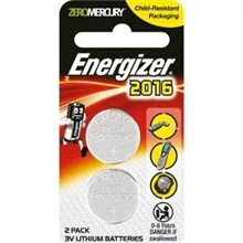 BATTERY CR2016 ENERGISER CALUCLATOR / GAMES BATTERIES 2PK