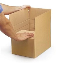 SHIPPING / MOVING / PACKING CARTON HEAVY DUTY SHIPPING BOX ADJUSTABLE SCORED 300MM X 250MM X 250MM BROWN 25PK