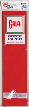 CREPE PAPER 240CM X 50CM NATIONAL RED 12PK