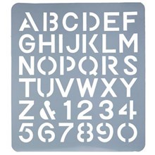 STENCIL ESSELTE 44741 LETTER 75MM 