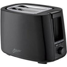 TOASTER NERO TOASTER 2 SLICE GLOSSY BLACK