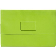 DOCUMENT WALLET MARBIG SLIMPICK FOOLSCAP GREEN 