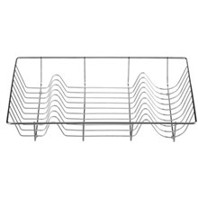 DISH RACK CONNOISSEUR DISH DRAINER CHROME