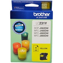 BROTHER LC-231 INK CARTRIDGE LC 231 YELLOW