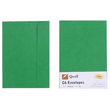ENVELOPES SPECIALTY C6 QUILL 93006 EMERALD GREEN 25PK
