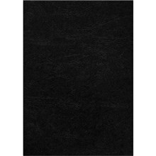 BINDING COVER INITIATIVE LEATHERGRAIN 350GSM A4 BLACK 100PK