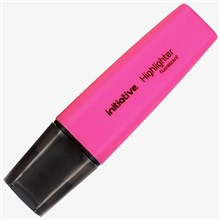 HIGHLIGHTER INITIATIVE CHISEL PINK (EACH=1) (PACK=10)