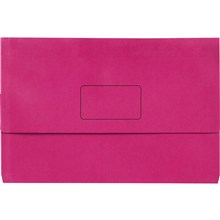 DOCUMENT WALLET INITIATIVE FOOLSCAP HOT BRIGHT PINK 50PK