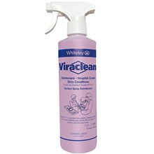 VIRACLEAN DISINFECTANT SPRAY BOTTLE LEMON 500ML
