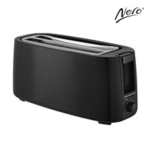 TOASTER NERO 4 SLICE LONG BLACK
