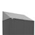 CUPBOARD CABINET STATIONERY STEELCO STORAGE SLOPING TOP ONLY FOR STEELCO STORAGE CABINET 915MMW GRAPHITE
