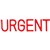 STAMP SELF INKING PRE INKED MESSAGE STAMP ' URGENT ' RED INK