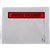 ENVELOPE PACKAGING PLASTIC ADHESIVE ' INVOICE ENCLOSED ' 155MM X 115MM 1000PK