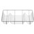 DISH RACK CONNOISSEUR DISH DRAINER CHROME