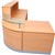 COUNTER RECEPTION DESK RAPID WORKER FLOW BEECH 
